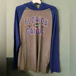 Florida Gators Gray and Blue Shirted Hoodie for Men